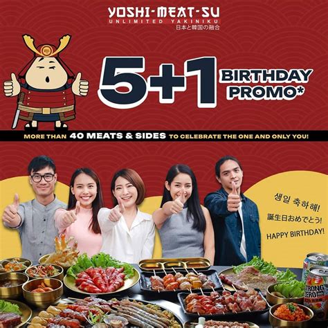 yoshimeatsu birthday promo 2023|NEW 5+1 BIRTHDAY PROMO! Your special .